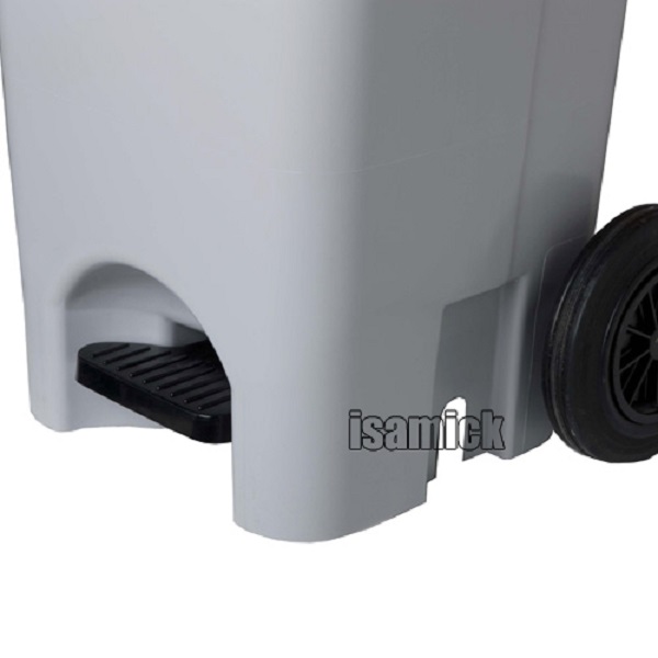 HDPE 상차용 120리터 페달형 아파트 음식물쓰레기통 페달식 음식물수거함 PCS120P