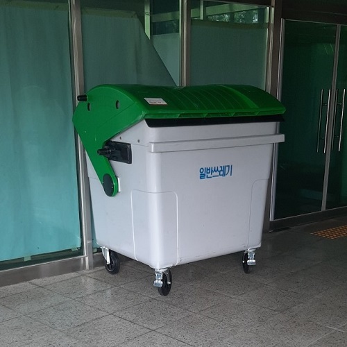 1100L 자동상차용 아파트 종량제봉투 대형쓰레기통 1100리터 아파트 종량제봉투 수거함 PCS-1100R