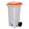 HDPE RFID 자동상차용 120리터 반원바닥형 아파트 음식물쓰레기통 PCS120BR