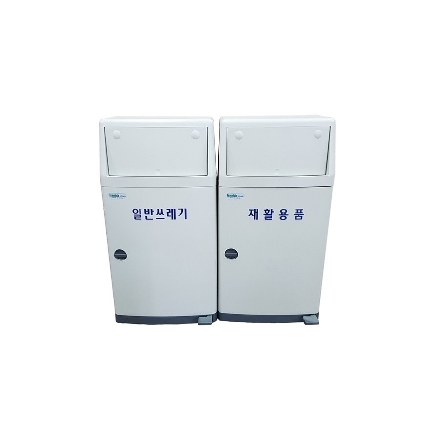 아이삼익 그린가드 사각 페달형 연속비닐 휴지통 PUSH형 쓰레기통 STC-450A/STC-350A