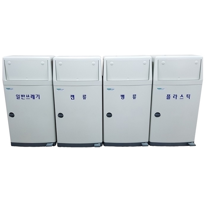 아이삼익 35리터 푸쉬형 페달형 연속비닐 쓰레기통 연속봉투 휴지통